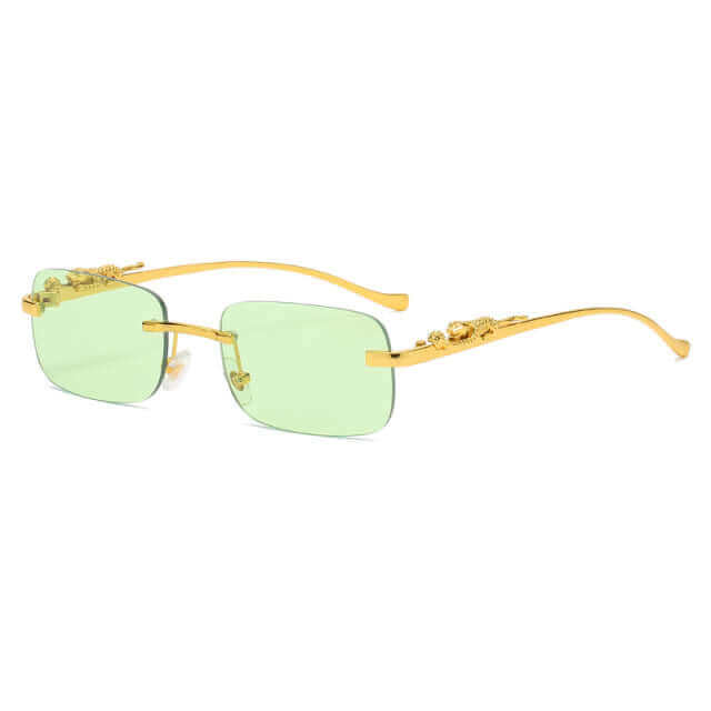 Lunettes vintage dorées