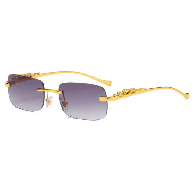 Lunettes vintage dorées