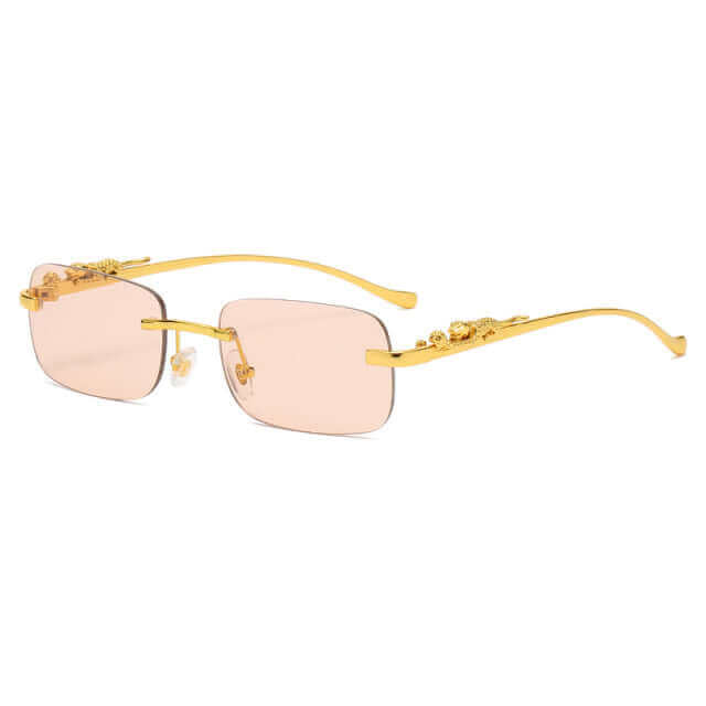 Lunettes vintage dorées