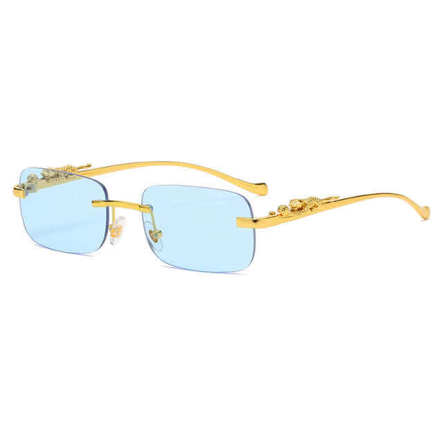 Lunettes vintage dorées