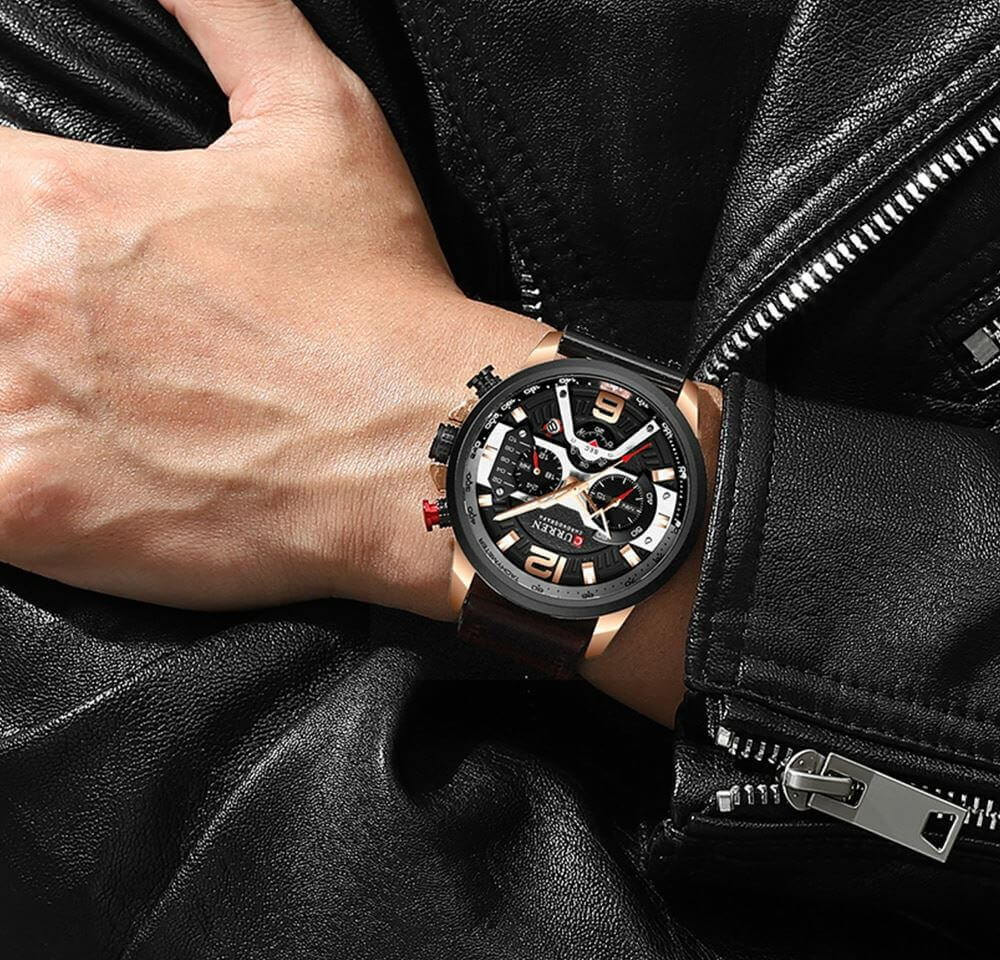 Curren Chono Edition 2022 Leather Watch