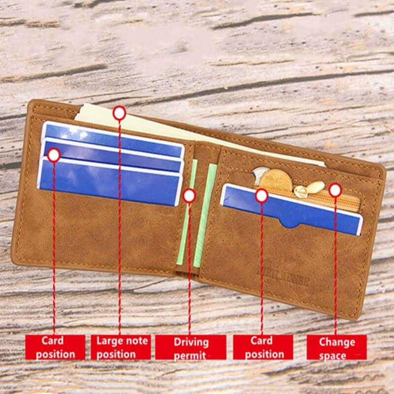 Men's wallet with purse