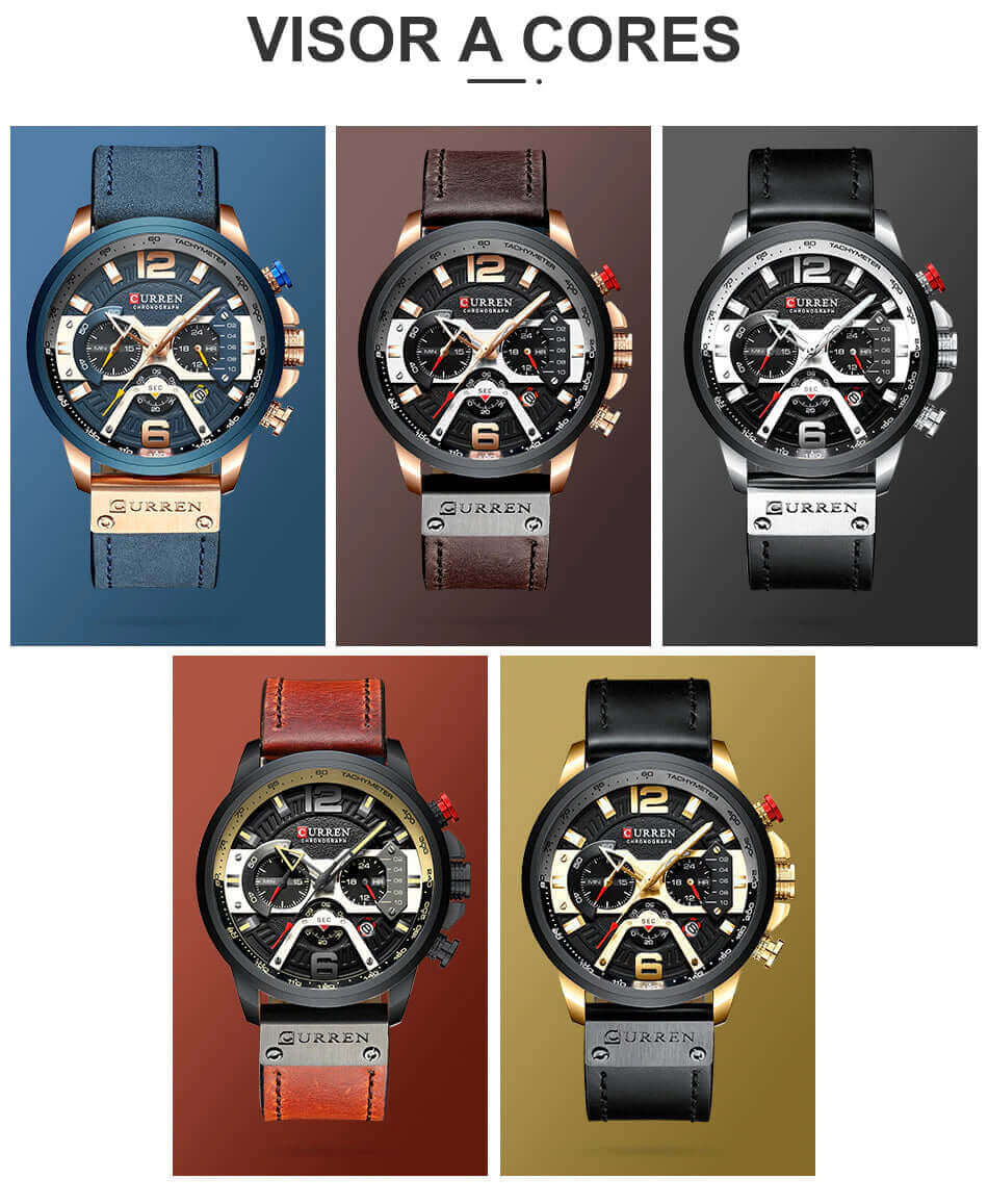 Curren Chono Edition 2022 Leather Watch
