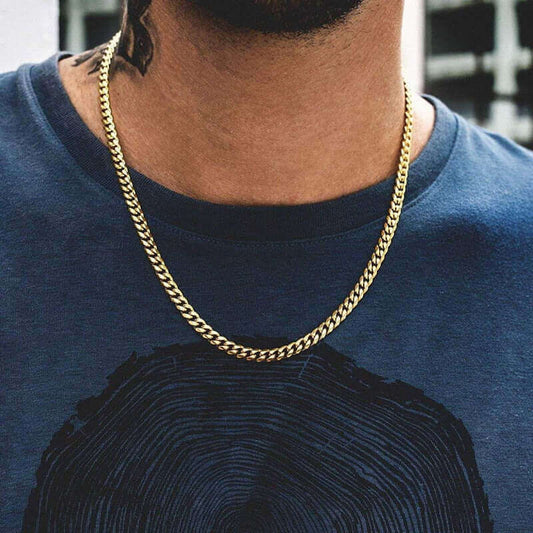 Collar de Cadena Cubana unisex