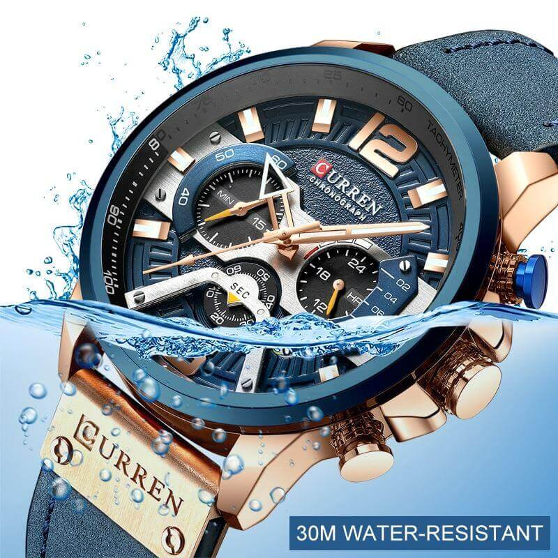 Curren Chono Edition 2022 Leather Watch