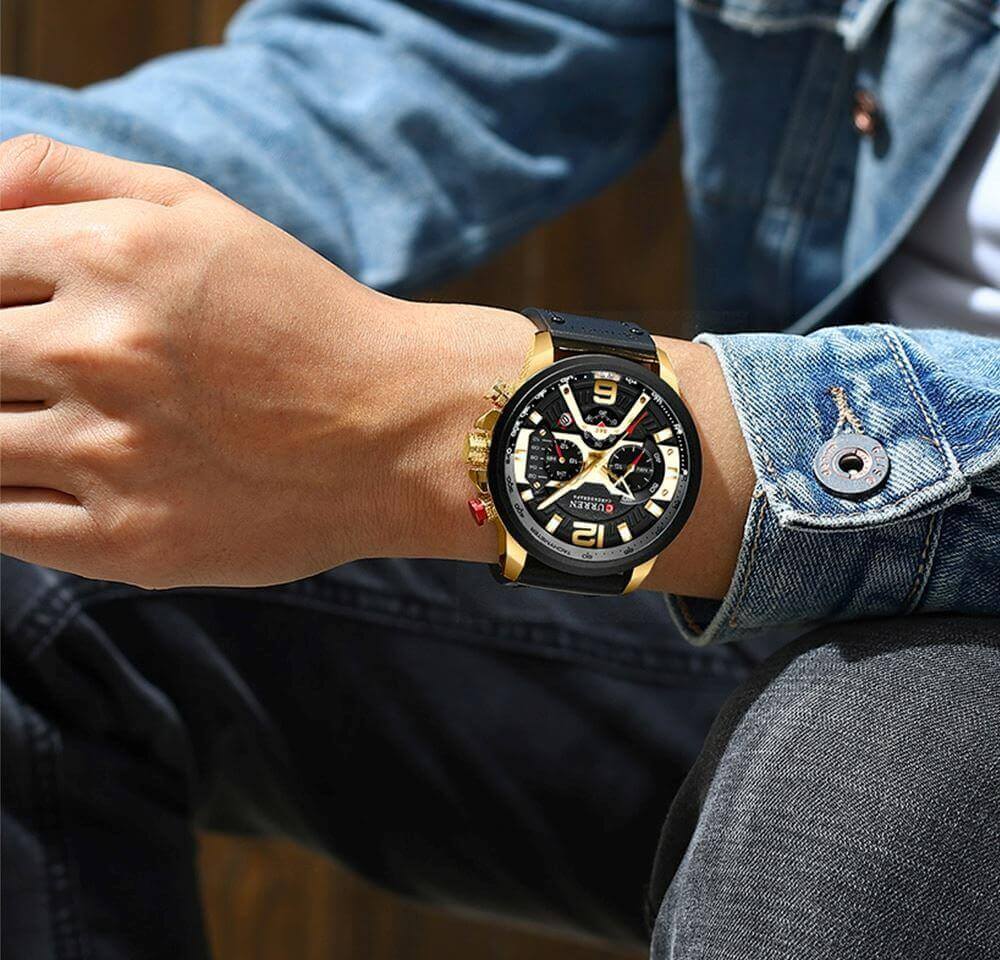 Curren Chono Edition 2022 Leather Watch