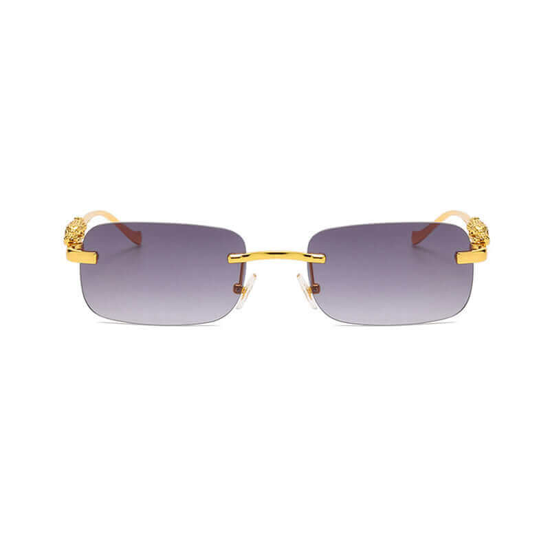 Lunettes vintage dorées