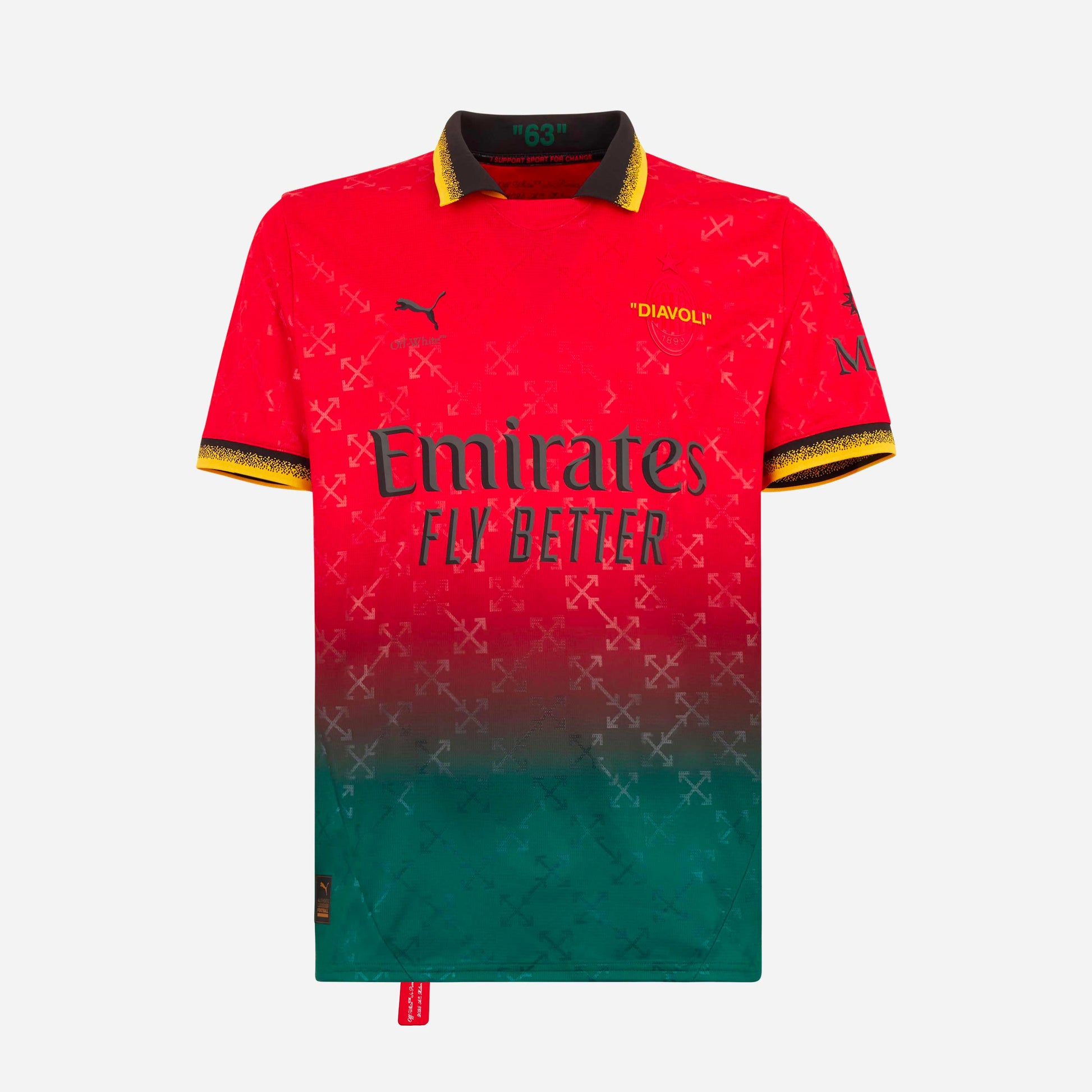 AC Milan Off-White roja 24/25
