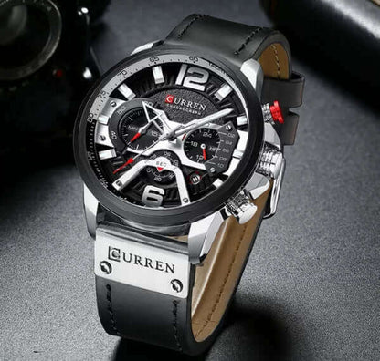 Reloj de cuero Curren Chono Edition 2022