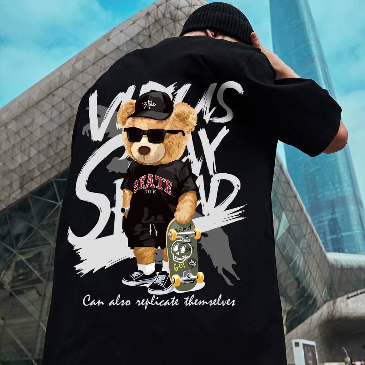 Camiseta Hip-Hop Bear