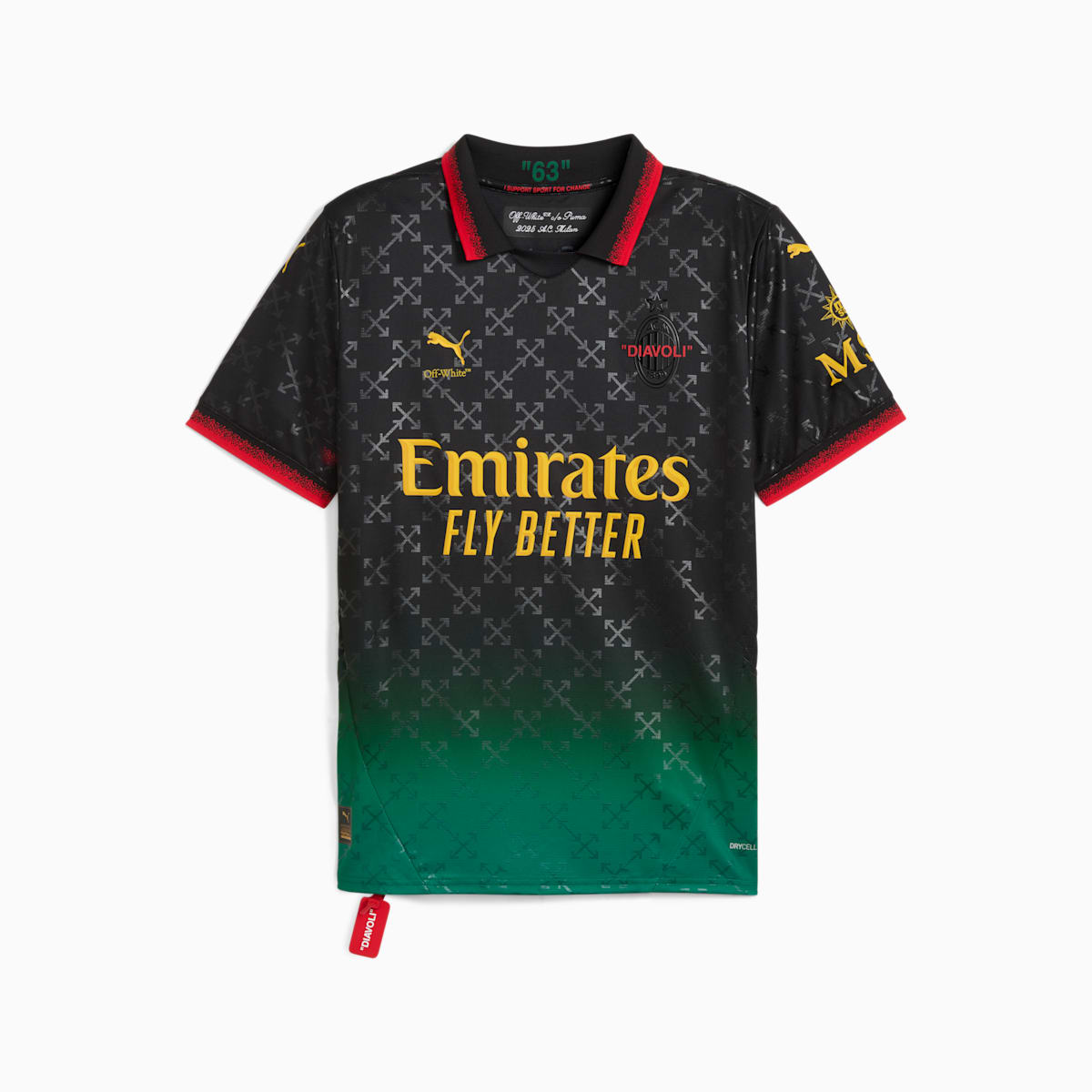 AC Milan Off-White negra 24/25