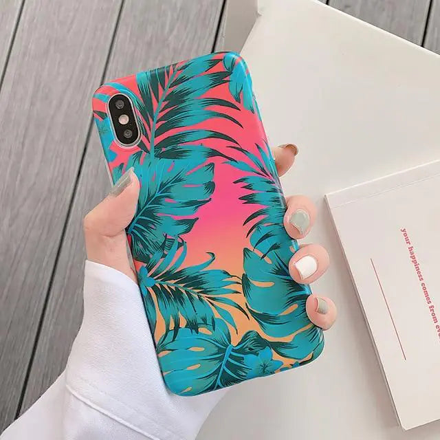 Funda Vintage Gradient Leaf